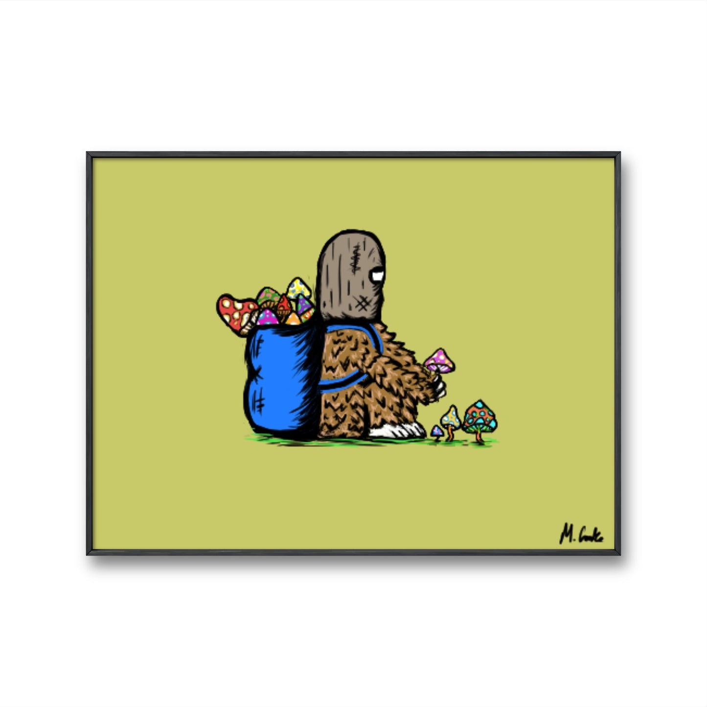 Mushroom delight print